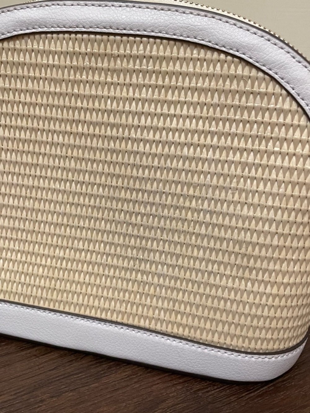 Kate Spade Sylvia Straw Large Dome Crossbody - Picture 5 of 5